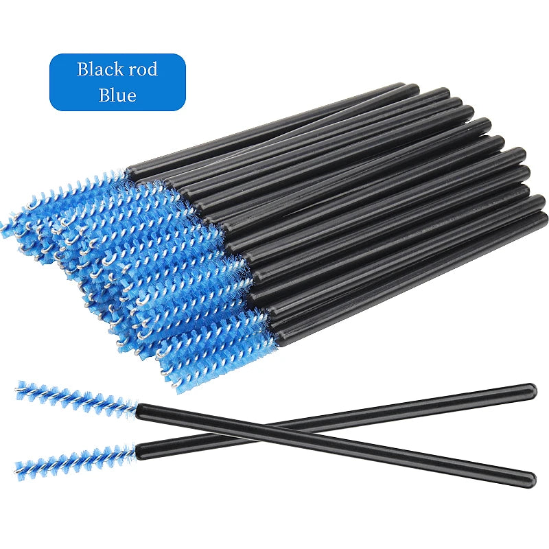 200/500 Pcs Eyelash Brushes Disposable Crystal Fine Head Eyebrow Brush  Mascara Wand Applicator Lashes Extension Makeup Tools