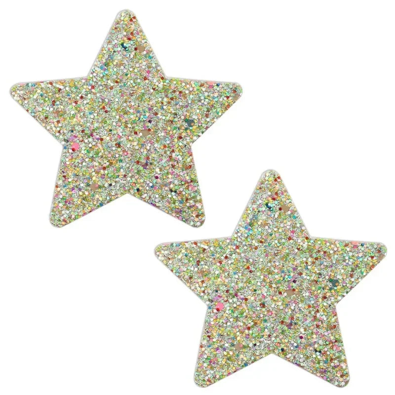 Sexy Nipple Pasties Invisible Disposable Breast Patch Clover Luminous Glitter Breast Lift Tape Chest Stickers Bara Nipple Covers