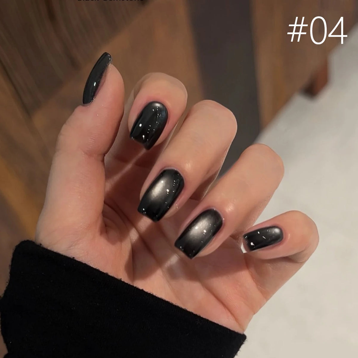 10ML 1-10pcs Christmas Red Nails Gold Black Nails Fiery 10-Color Glass Bead Cat Eye Gel Nail Polish Fine Powder Super Shimmering