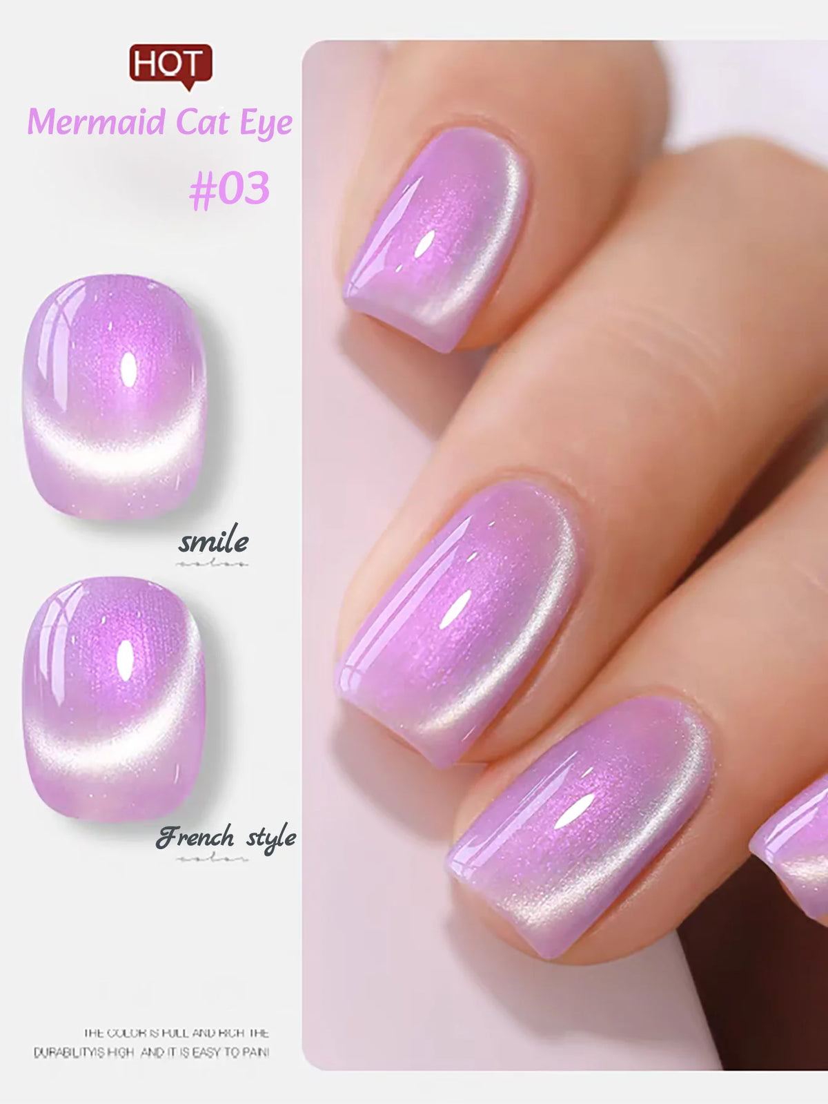 1-12pcs TC Summer Blue Glass Bead Cat Eye Gel Nail Polish Flash White Spar Nude Color Magnet Nail Art Gel Salon Christmas Nails