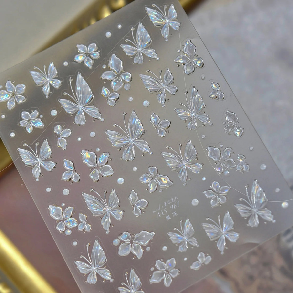 Elegant Winter 5D Silver Metal Xmas Tree Snowflake Bow Star Heart Frame Merry Christmas Nail Art Stickers Manicure Decals DIY