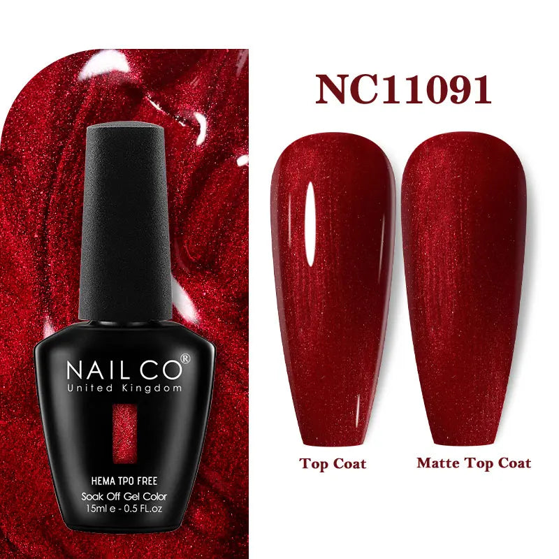 NAILCO 15ml TPO-Free Nail Gel Polish Vernis Semi Permanent Nails Art Manicure Design Hybrid Remover Gel Top Coat Ongle Gel UV