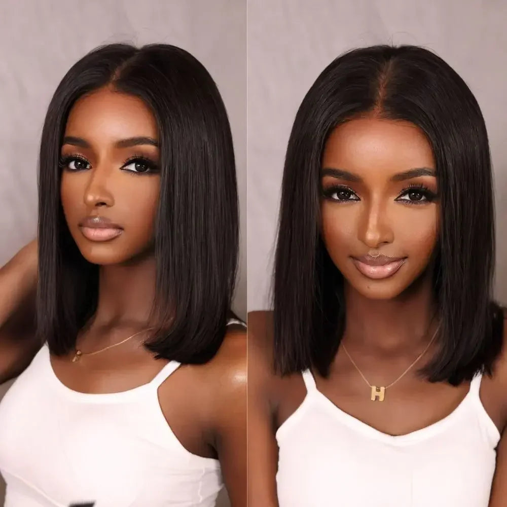 13x6 Hd Lace Frontal Straight Bob Wig Human Hair Glueless 5x5 Glueless Lace Front Wigs 13x4 Bone Straight Short Bob Wig Human Hair For Women