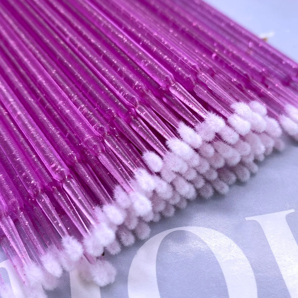 1000pcs Micro Brush Micro Swabs for Eyelash Extension Disposable Micro Applicator Brush Micro Eyelash Sticks Makeup Tools