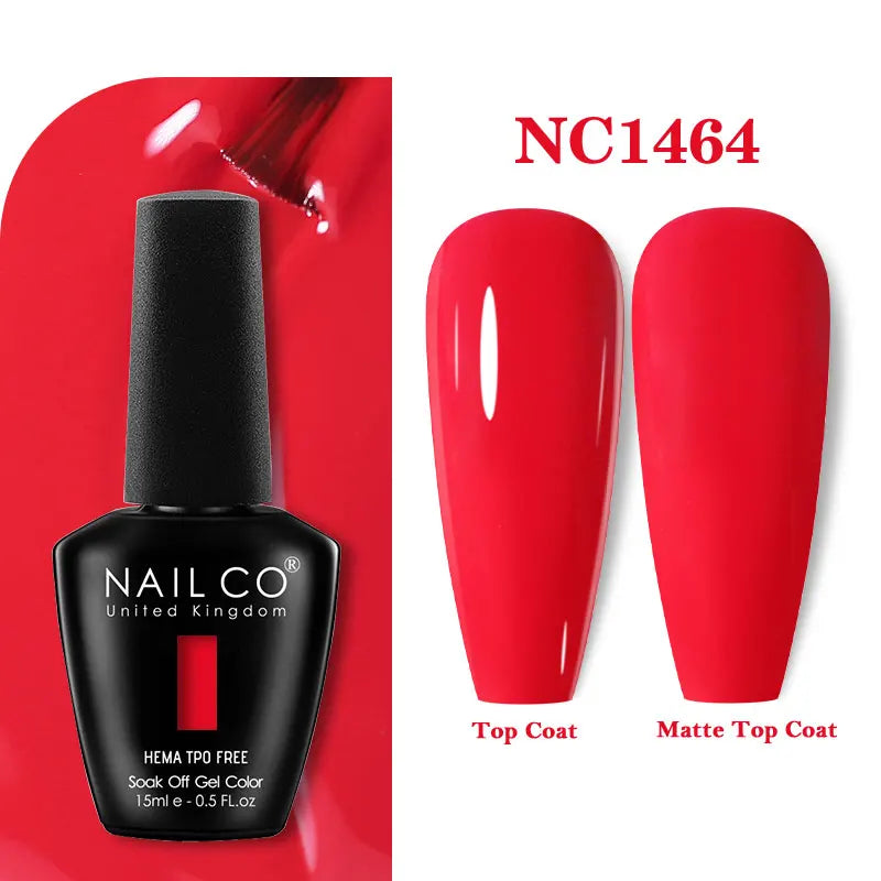 NAILCO 15ml TPO-Free Nail Gel Polish Vernis Semi Permanent Nails Art Manicure Design Hybrid Remover Gel Top Coat Ongle Gel UV