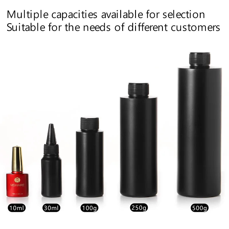 MSHARE 1kg /500g Tpo Free Non Wipe Top Coat Tempered Top Gel Shiny Hard Gel Polish No Sticky Layer Soak Off Refill Big Volume