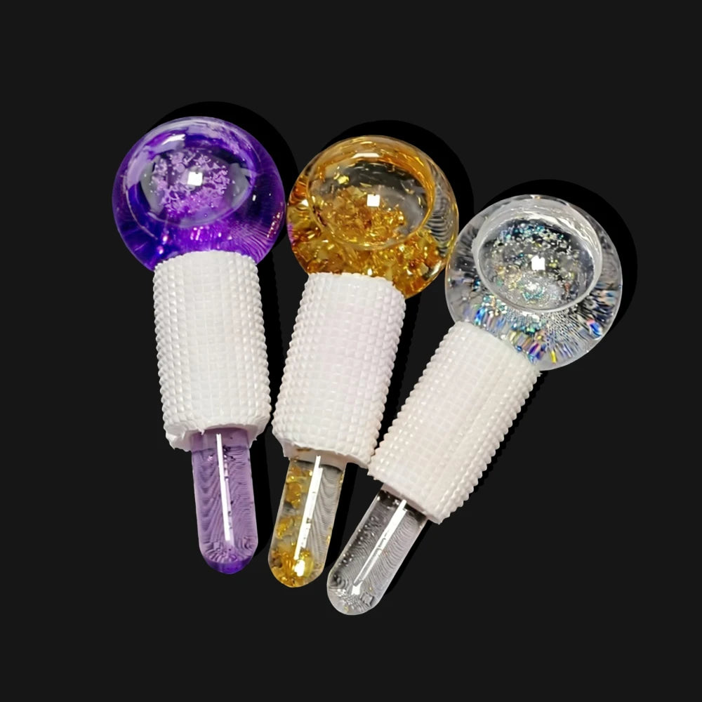2PCS Ice Roller Balls for Face Cooling Massage and Puffiness Relief - Facial Skincare Tools