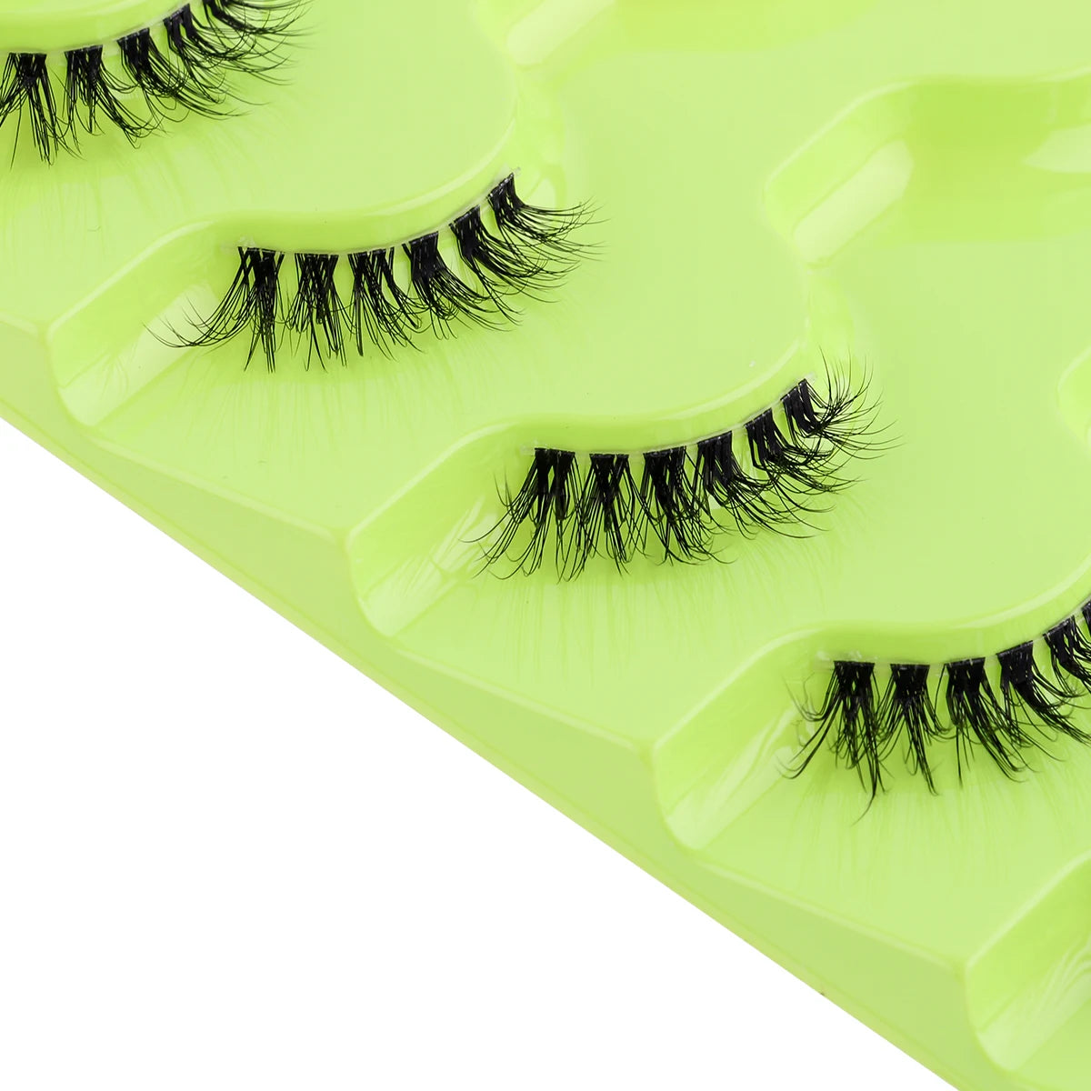 SHIDISHANGPIN 3/6/10 Pairs Half Lashes 3D Mink Lashes Faux Mink Natural Lash Soft Wispy Eyelash Dramatic False Eyelashes Makeup