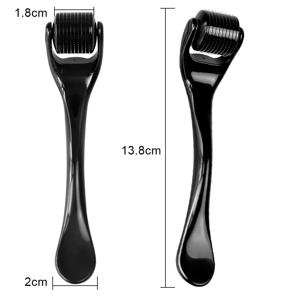 540 Titanium Derma Roller 0.2/0.25/0.3mm Micro Needle Roller Facial Body Skin Care Tool for Skin Repair Beard Growth Maintenance