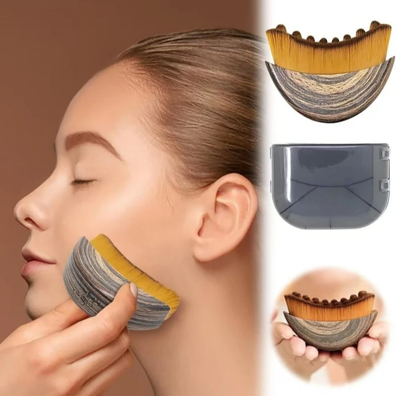 Contour Face Brushes 1Pc Lymphatic Drainage Massager Facial Massager Face Chin Skin Sculpting Tool for Face Ergonomically Makeup
