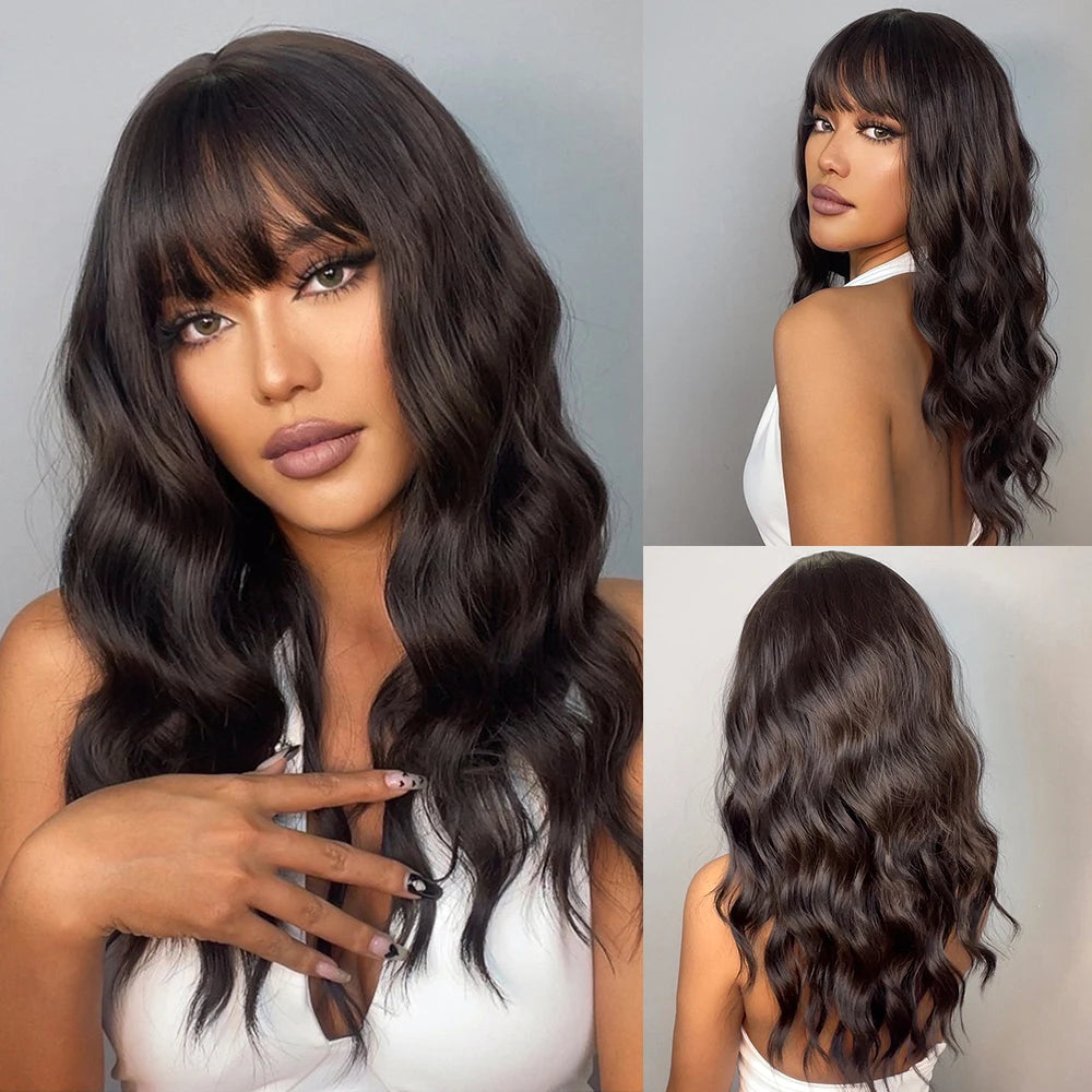 HENRY MARGU Light Green Curly Synthetic Wigs Long Colorful Wig with Bangs Heat Resistant Fiber for Cosplay Party Women Girls Use