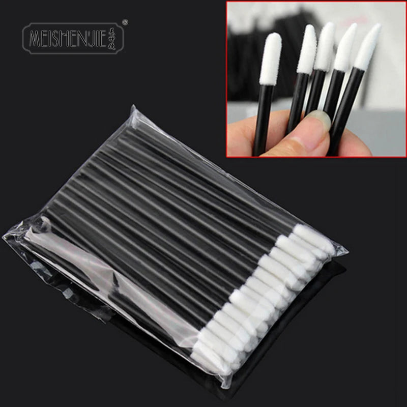 50/1000pcs Lip Brushes Applicators Eyelashes Brush Lipstick Brush Lip Gloss Applicator Wands Makeup Beauty Tool