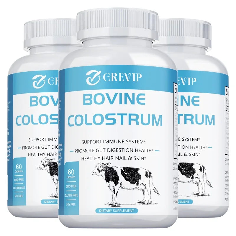 Bovine Colostrum Supplement - Beneficial for Gut Health, Boosts Immunity, Promotes Muscle Recovery, and Provides Immune Support