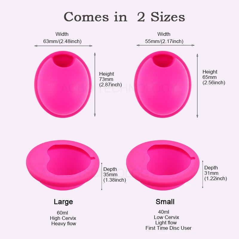 Menstrual Disc Menstrual Cup Set With Electric Sterilizer Storage Case Medical Silicone Period Female Health Care Products
