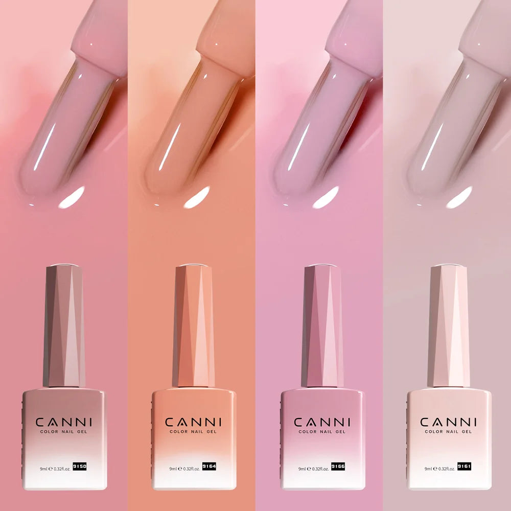 CANNI Christmas Color Gel Polish 9ml Hema Free TPO Free Nail Gel Polish Winter Colors Semi Permanent Gel Super Texture Brush