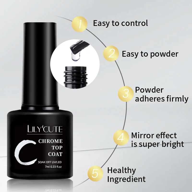 LILYCUTE 7ml Top Coat Function Gel Nail Polish Semi-permanent Soak off Reinforcement Base Gel For Nails Tools Gel Varnish
