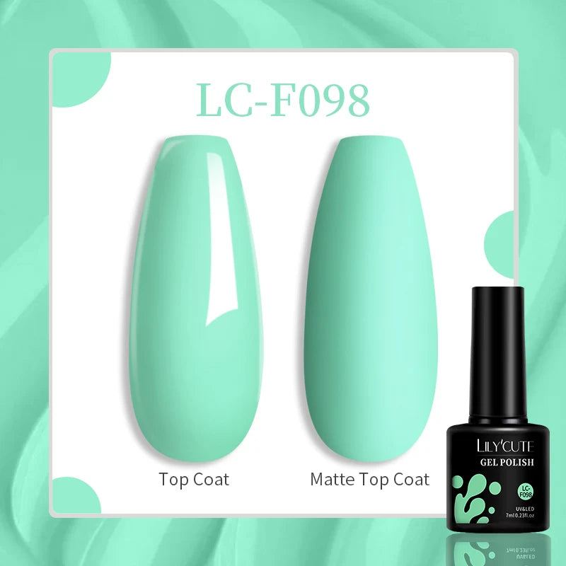 LILYCUTE 7ML Quick Extension Nail Gel Vernis Semi Permanent Acrylic Crystal White Clear Nude Gel Nail Polish UV Construction Gel