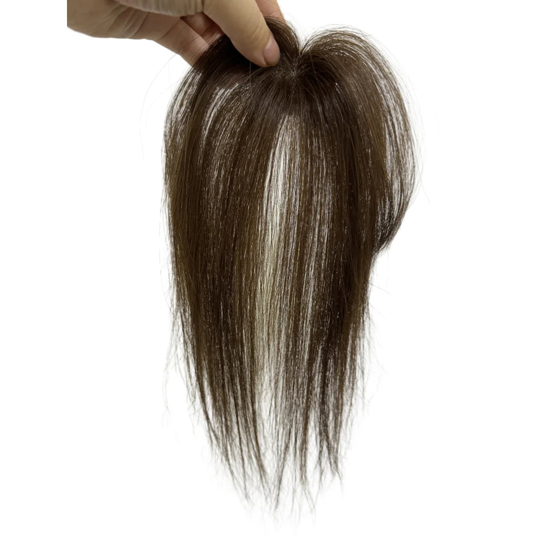 3D Full Coverage Human Hair Bangs Clips in Hairpieces for Women Wispy Bangs Hair Extensions for Thining Hair Daily Wear