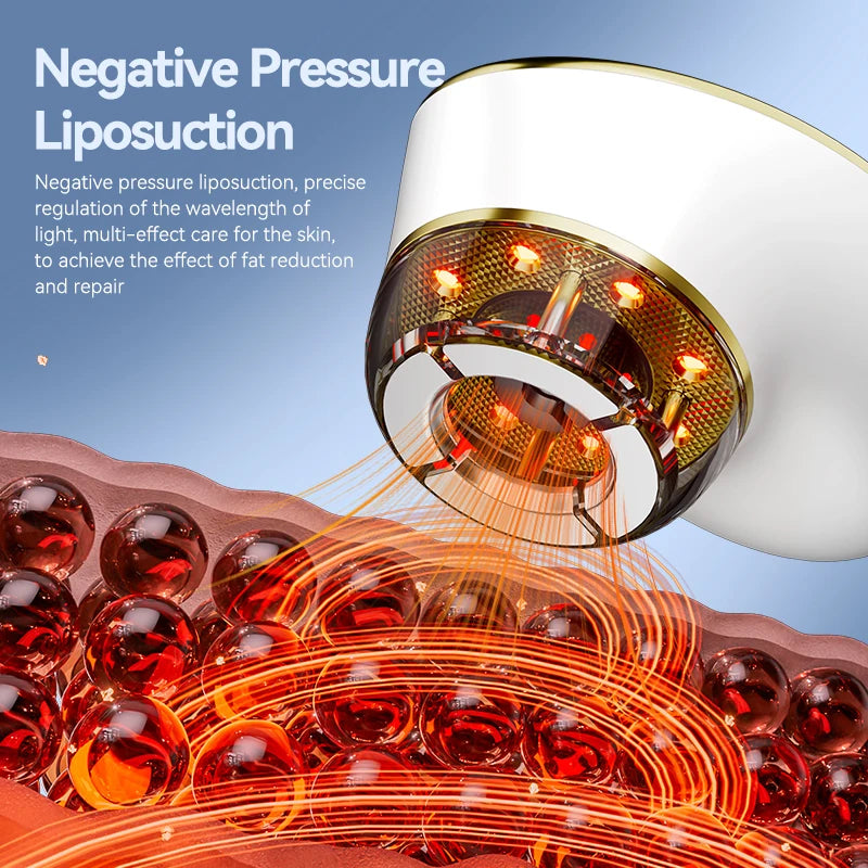 7 In 1 EMS Face Body Sculpting Massager With 3-Level Suction Strength Adjustment Function Used For Face Skin Tightening