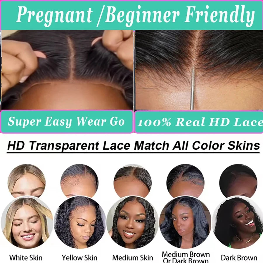 Chocolate Brown Burmese Curly 6X6 5X5 HD Lace Closure Wigs Invisible Strap 250% Wear Go Glueless Prepluck HD Lace Human Hair Wig