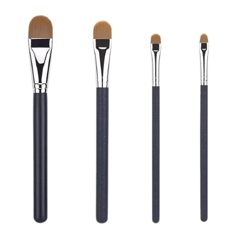Ultra-thin Foundation Concealer Brushes 4-type Sizes Professional Liquid Foundation Cream Soft Hair Makeup Brush Make Up Tools