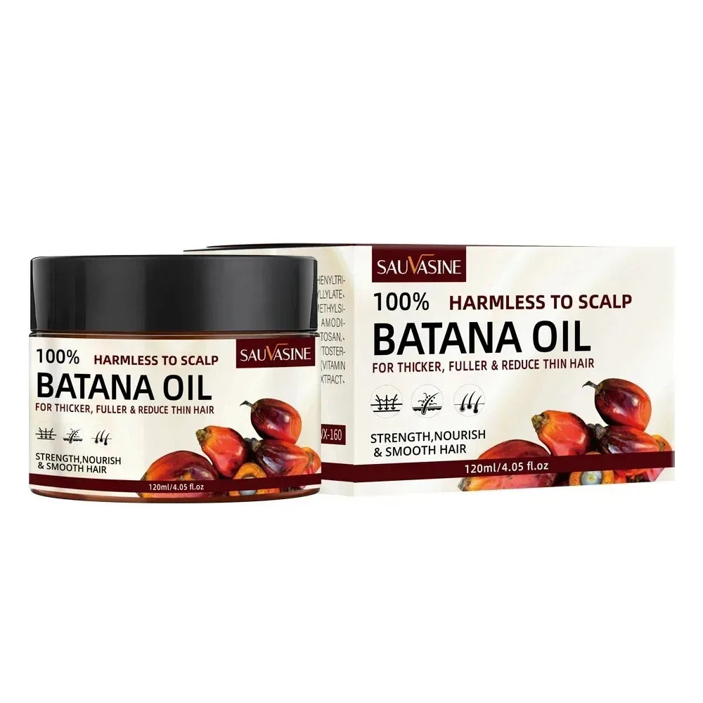 100% Natural Batana Oil Batana Butter Hair Mask Treatment Deep Conditioner for Dry Damaged Hair and Growth Nourishing & Smooth