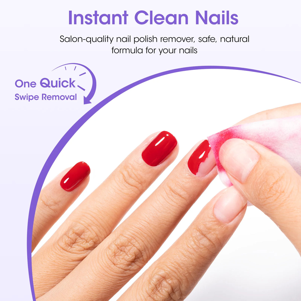 GELLEN Nail Polish Remover 16 Fl Oz Non Acetone Pump Bottle Gel Nail Soak Off Remover Kit Vegan Cruelty Free Gentle Nail Care