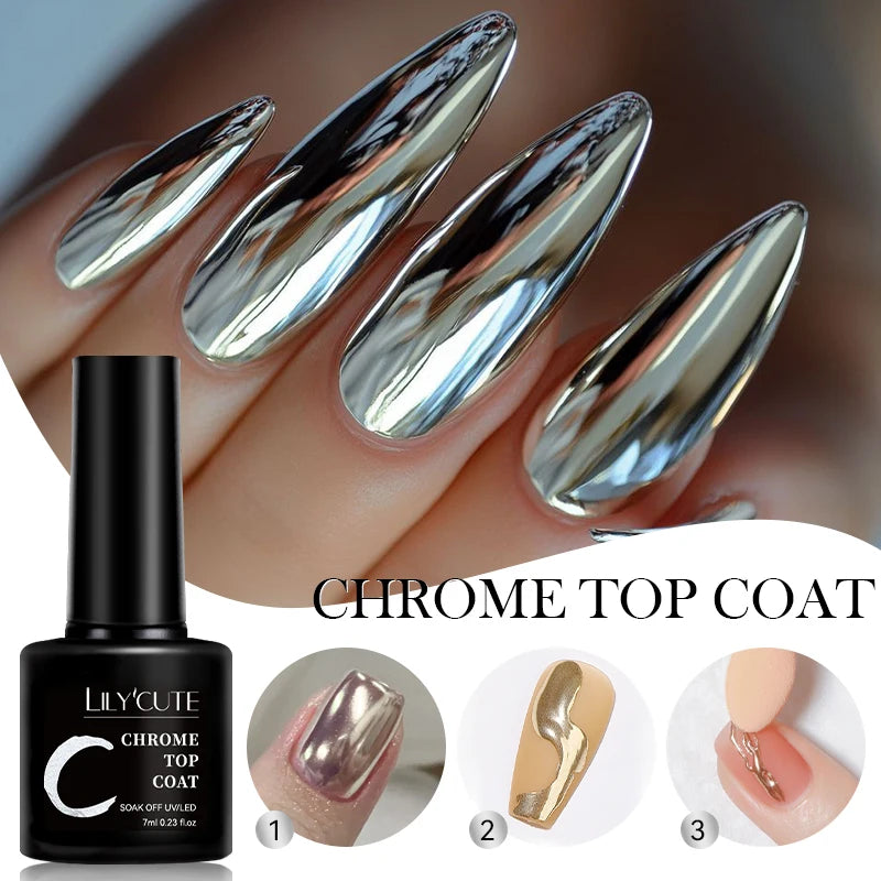 LILYCUTE 7ml Top Coat Function Gel Nail Polish Semi-permanent Soak off Reinforcement Base Gel For Nails Tools Gel Varnish