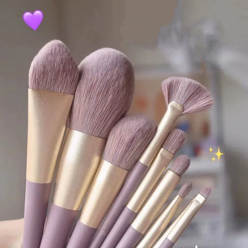 8-13 Pcs Soft Makeup Brushes Set for Foundation Blush Powder Eye Shadow Highlighter Blending Make Up Cosmetic Brush Beauty Tools