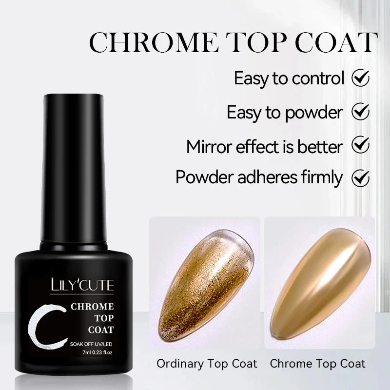 LILYCUTE 7ml Top Coat Function Gel Nail Polish Semi-permanent Soak off Reinforcement Base Gel For Nails Tools Gel Varnish