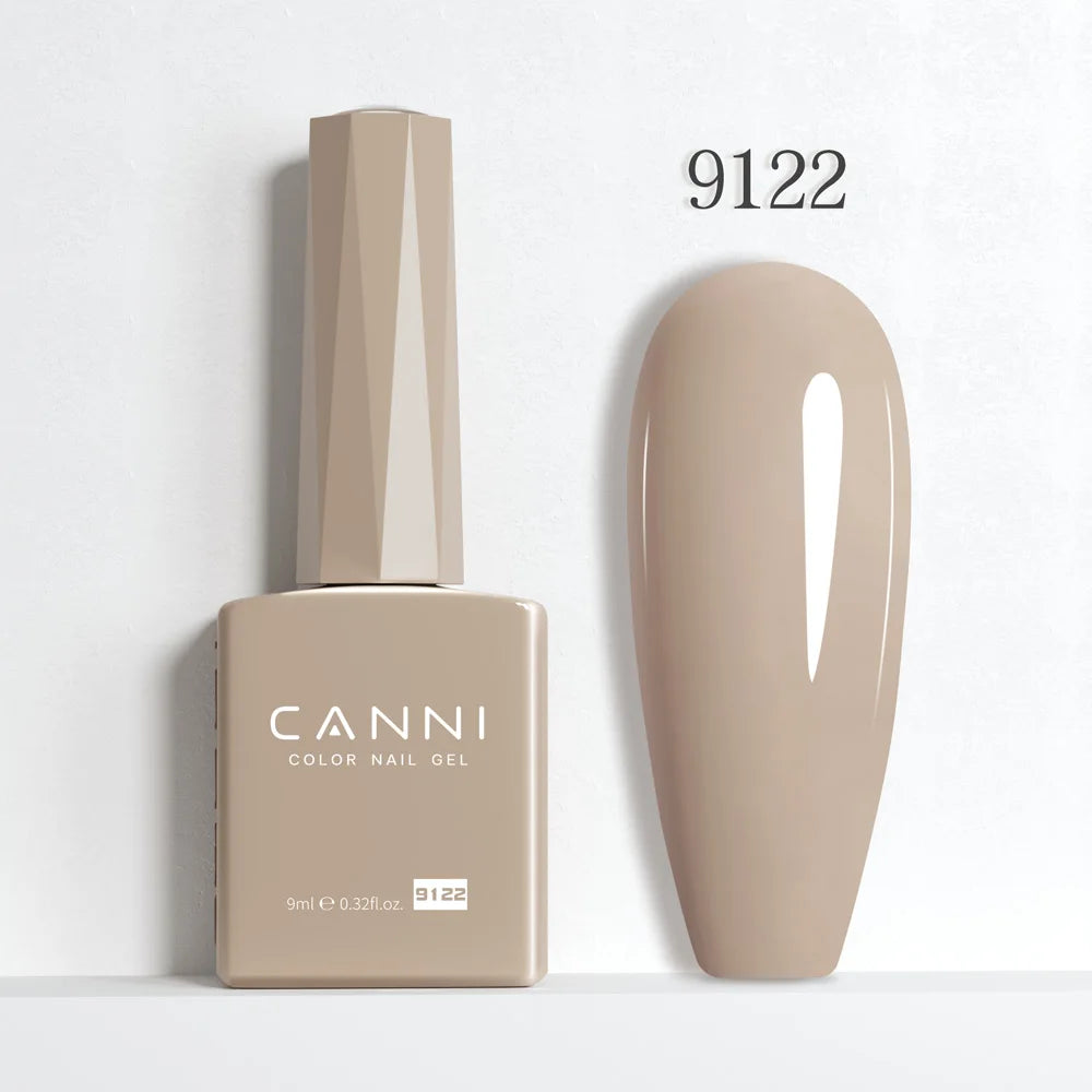 CANNI Hema Free Nail Gel Polish Christmas Red Color Collection Semi Permanent Nail Dehydrator Primer 9ml French Gorgeous Color