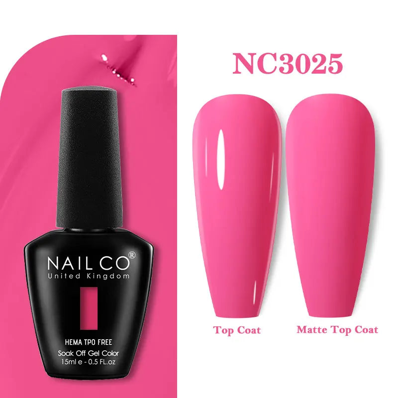 NAILCO 15ml TPO-Free Nail Gel Polish Vernis Semi Permanent Nails Art Manicure Design Hybrid Remover Gel Top Coat Ongle Gel UV