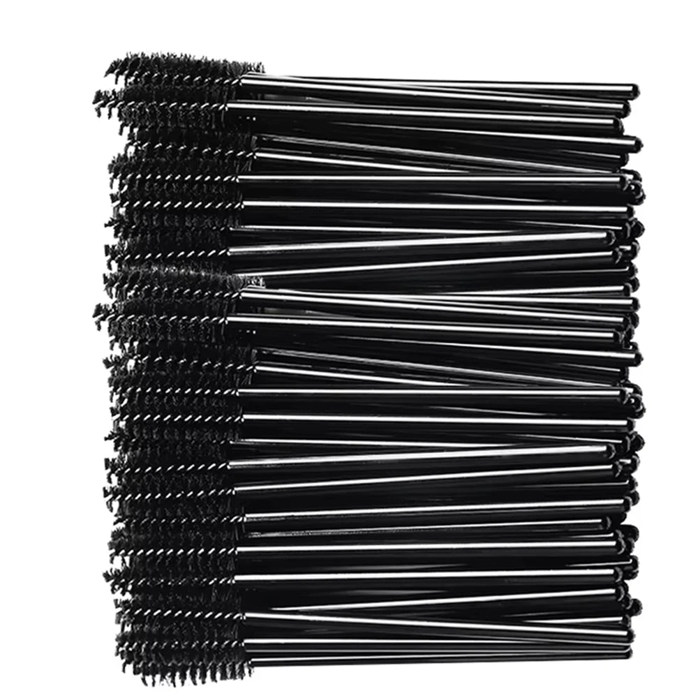 500/1000pcs Eyelash Brush Applicator Lash Mascara Wands Brushes For Eyelash Extension Eyebrow Spoolies Beauty Tools