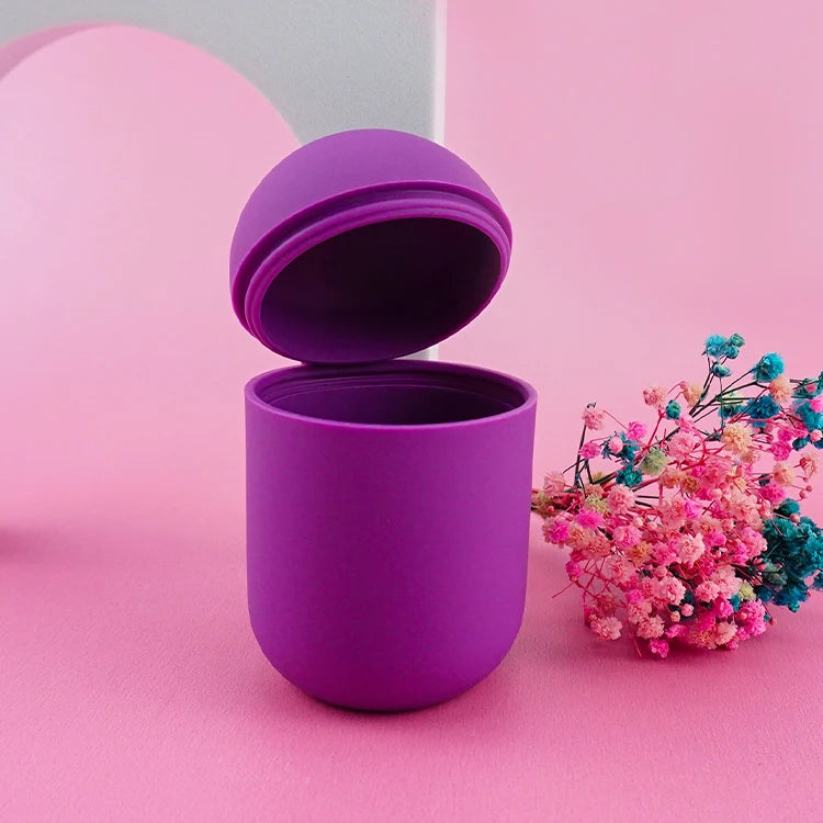 10pcs Silicone Case Sterilizer Bpa-Free Cleaner Container To Clean And Store Menstrual Cups Sterilizer Case