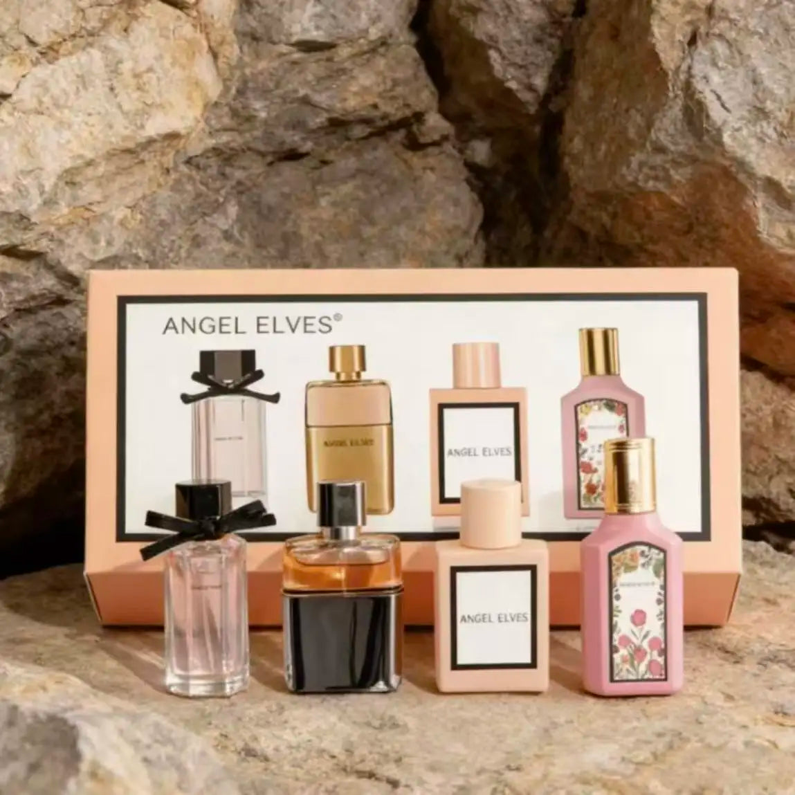 Women's Perfume Gift Box Set 4 In 1, 30ml*4. A Fragrance Set With A Long-Lasting Fragrance At An Affordable Price. A Perfect Birthday Gift For Mothers, Girlfriends, And Besties