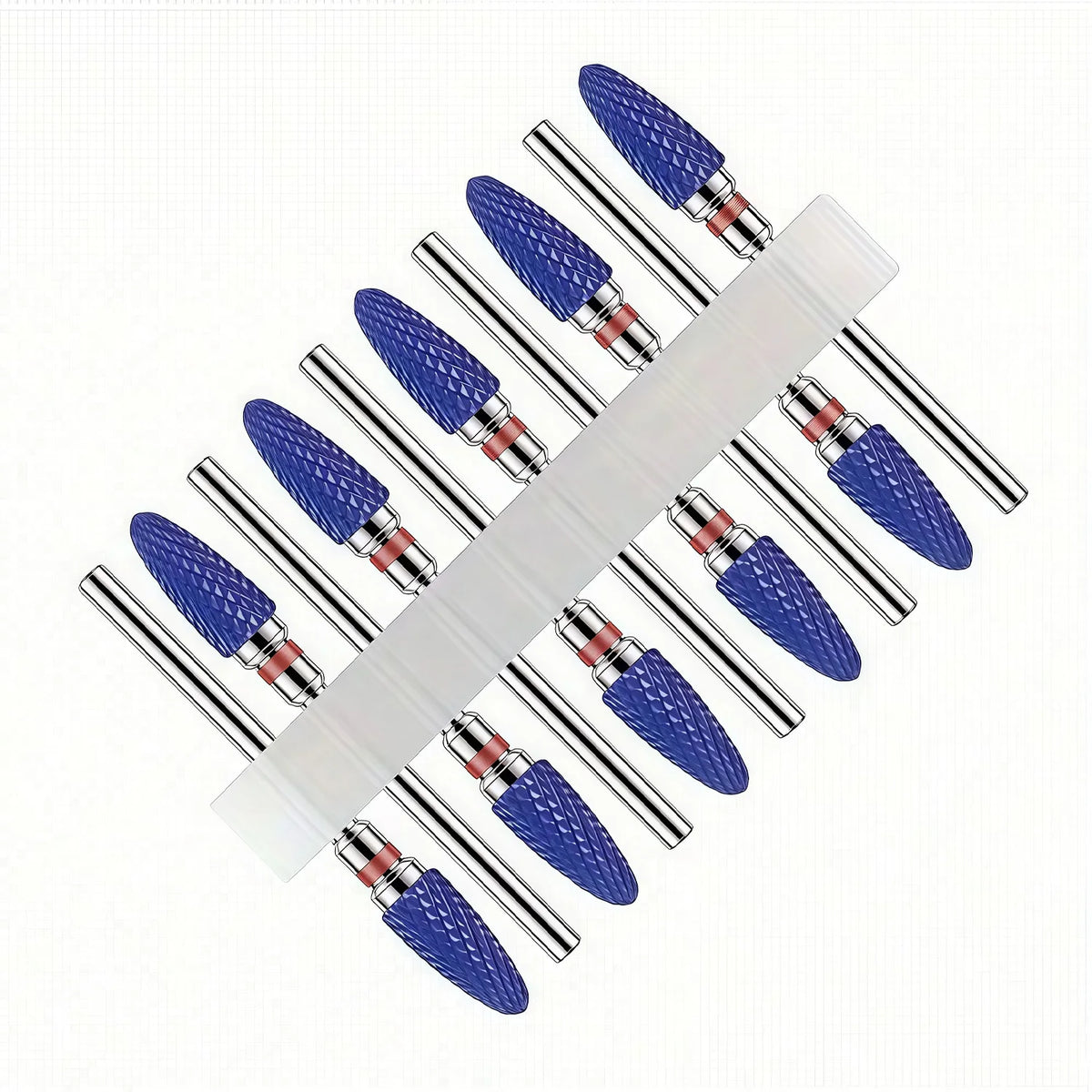 10pcs Ceramic Nail Buffering Heads for Perfect Nail Finish Professional Grade Ceramic Material for Smooth And Shiny Nails