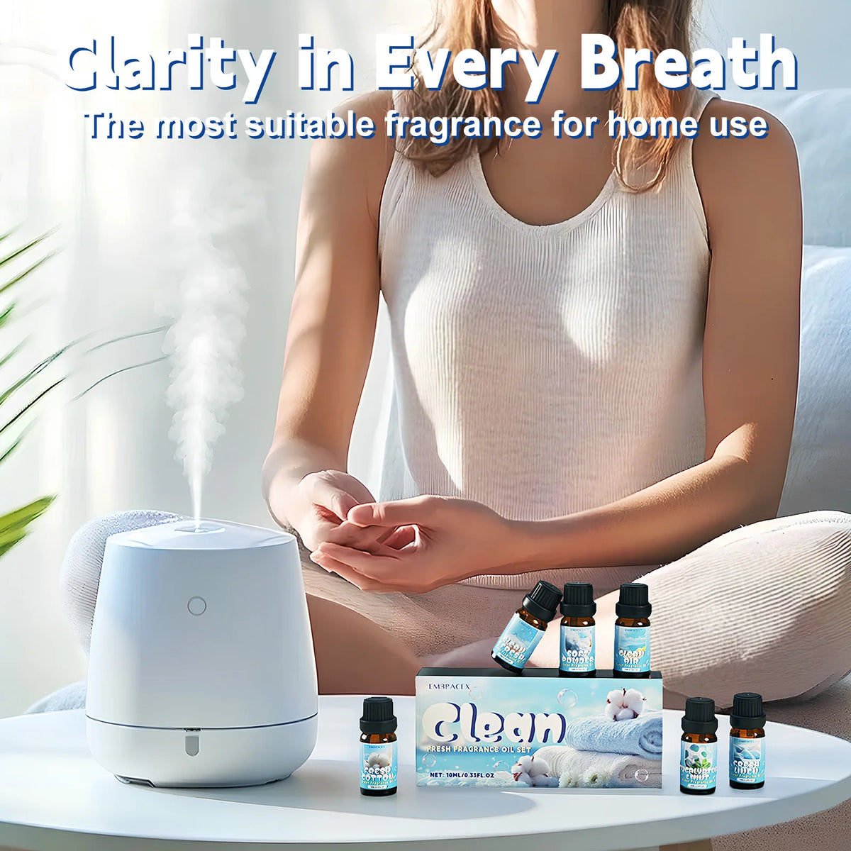 6PC/1PC Clean Fragrance Oils Gifts Box Fresh Fragrance Oil Candle Making Gift To Friends