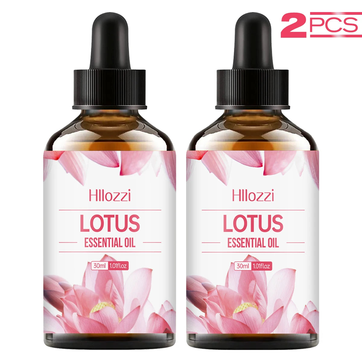 Lotus Essential Oil Moisturizing and Nourishing Deep Repair Oil for Face, Body, Nails, Hair and Eyelashes Suitable for All Skin