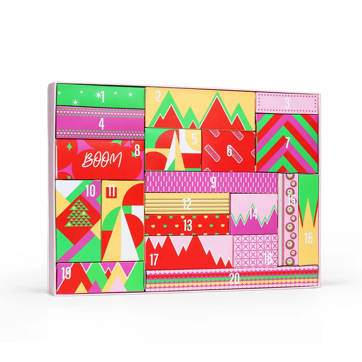 Christmas Advent Calendar 2025 Makeup Tools Countdown Calendar Gift Boxes Lipstick Eye Shadow Makeup Tools Gift Box Party Favors