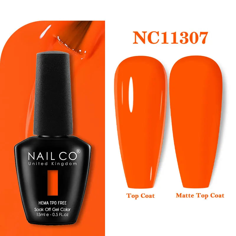 NAILCO 15ml TPO-Free Nail Gel Polish Vernis Semi Permanent Nails Art Manicure Design Hybrid Remover Gel Top Coat Ongle Gel UV
