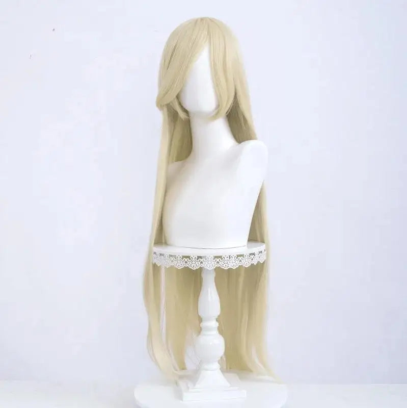 Long Straight Wig Multi Color Straight Hair Wig with Bangs Synthetic Wigs for Women Heat Resistant Hair Lolita Daily Cosplay Use