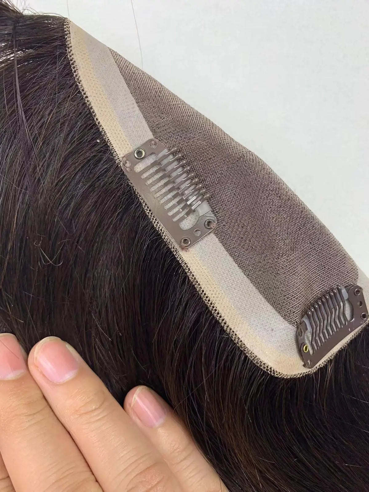MONO Base Hair Toppers 3*5inch Women Toupee Invisible Free Part Hair Toppers Hair Extension