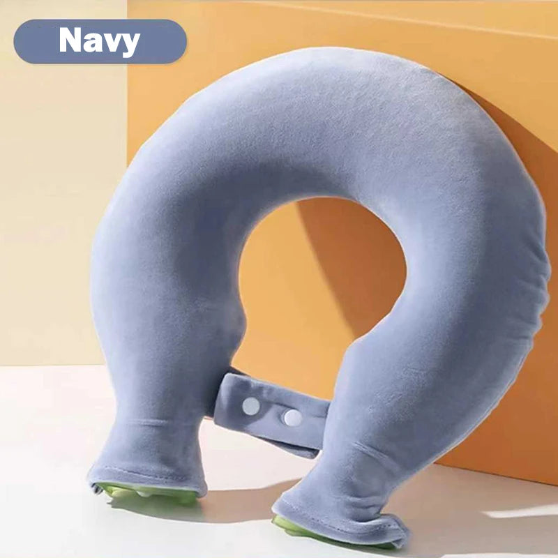 U-shaped Hot Water Bag For Neck Soft Plush Neck Warmer Hot Water Bottle Winter Warming Supplies Hot cold compress Physiotherapy
