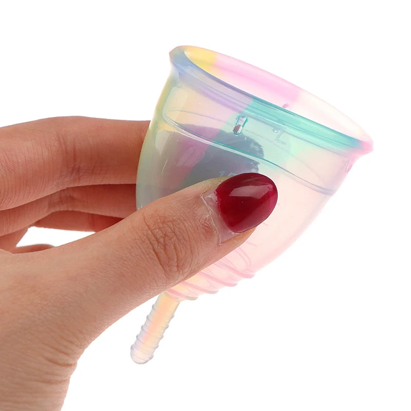 Portable Menstrual Cup Medical Silicone Leak-proof Lady Women Menstrual Period Cup With Storage Case Feminine Hygiene Product