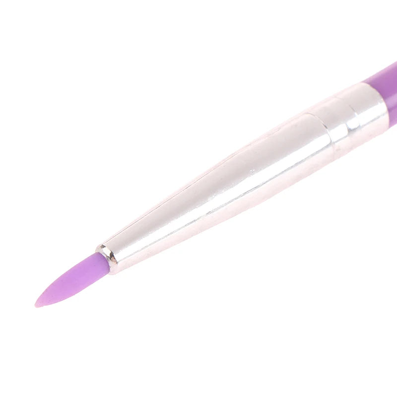 Silicone Concealer Brush Eye Makeup Assist Brush Eyeliner Brush Eye Shadow Eyebrow Details Nail Painting Tools Nail Art Brush