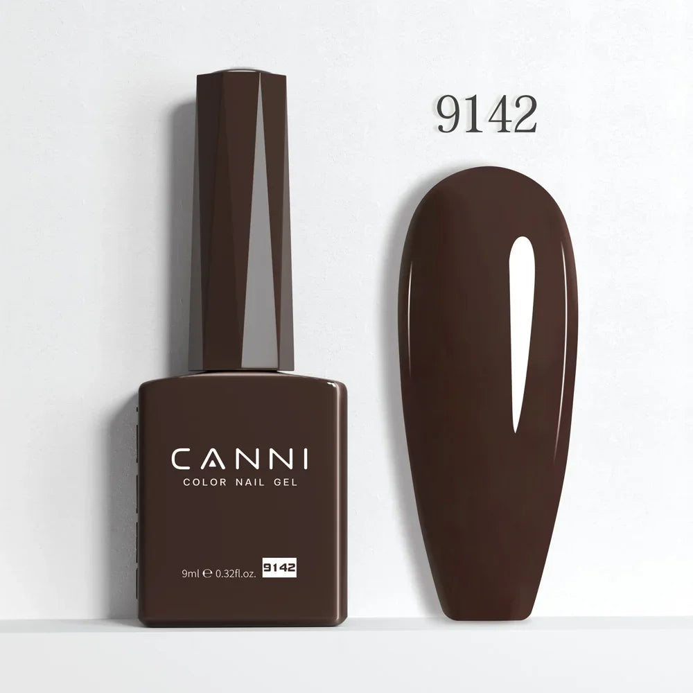 CANNI Christmas Color Gel Polish 9ml Hema Free TPO Free Nail Gel Polish Winter Colors Semi Permanent Gel Super Texture Brush