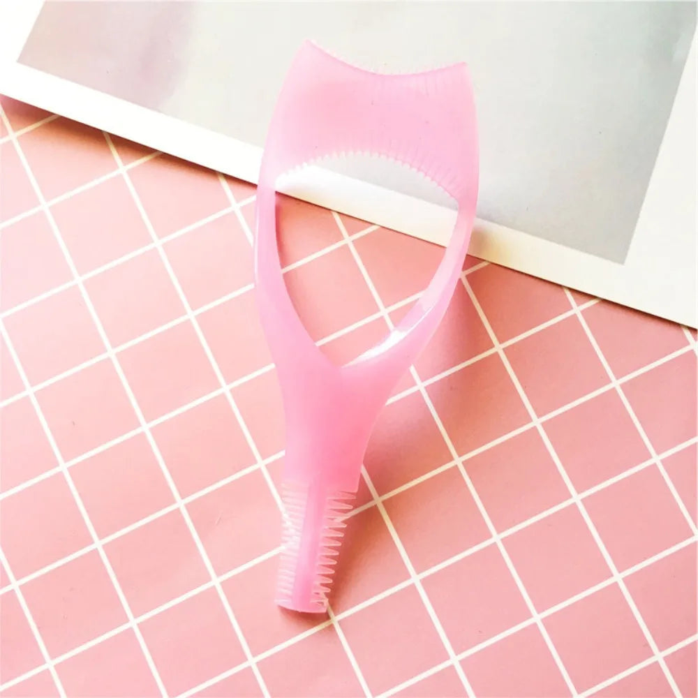 Eyeliner Assistant 3-In-1 Eyelash Comb Template Protect Eyes Crystal Mascara Shield Cosmetic Guide 3 In1 Eyelashes Tools