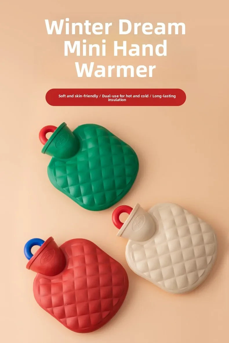 350/800ML Hot Water Bottles Bag Water-filling Hot-water Bag for Female Warm Belly Hands and Feet Keep Hand Warmer Hot WaterBag