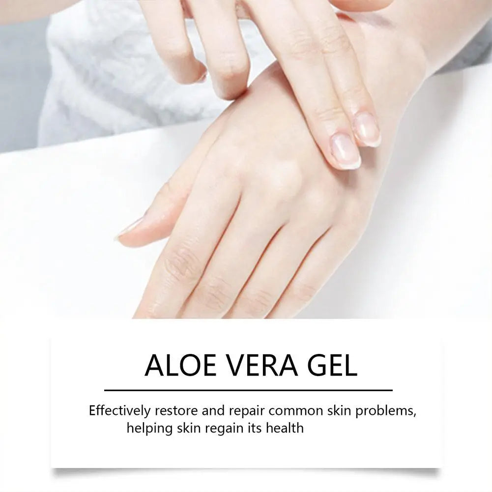 Natural Aloe Vera Gel Sunburn Repairing Treatment,Moisturizing Nourishing Hydrating Face Cream Skin Care Face Body Cream