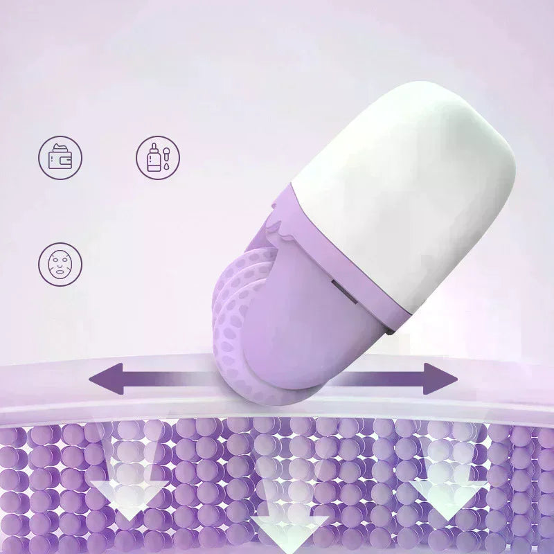 /YOV/Cold Compress Device Double Headed Roller 2-in-1 Ice Massage Device Multi Functional Massager For Relieving Edema Cooling